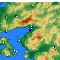 Nearby Forecast Locations - Бурхание - карта