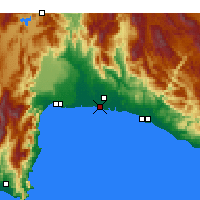 Nearby Forecast Locations - Белек - карта