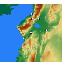 Nearby Forecast Locations - Антиохия - карта