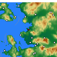 Nearby Forecast Locations - Алиага - карта