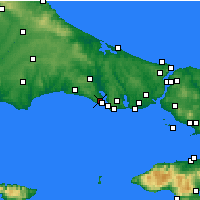 Nearby Forecast Locations - Tepecik - карта