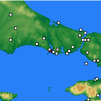 Nearby Forecast Locations - Mimarsinan - карта