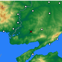 Nearby Forecast Locations - Кешан - карта