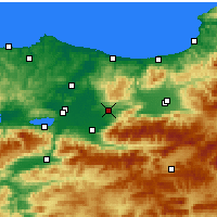 Nearby Forecast Locations - Хендек - карта