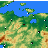 Nearby Forecast Locations - Гёнен - карта