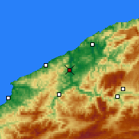 Nearby Forecast Locations - Çaycuma - карта