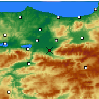 Nearby Forecast Locations - Акъязы - карта