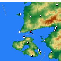 Nearby Forecast Locations - Ассос - карта