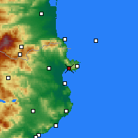 Nearby Forecast Locations - Росас - карта