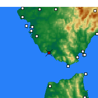 Nearby Forecast Locations - Барбате - карта