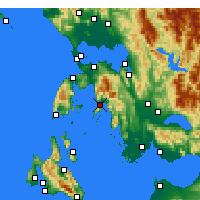 Nearby Forecast Locations - Mytikas - карта