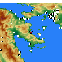 Nearby Forecast Locations - Archea Epidavros - карта