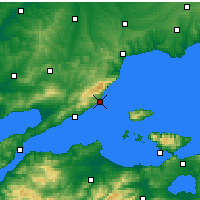 Nearby Forecast Locations - Hoşköy - карта