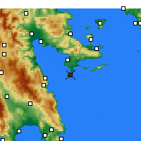 Nearby Forecast Locations - Спеце - карта