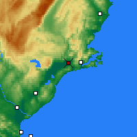 Nearby Forecast Locations - Mosgiel - карта