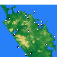 Nearby Forecast Locations - Kaikohe - карта