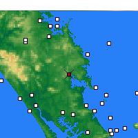 Nearby Forecast Locations - Фангареи - карта