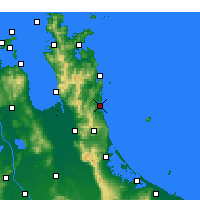 Nearby Forecast Locations - Whangamatā - карта