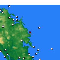 Nearby Forecast Locations - Sandy Bay - карта