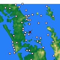 Nearby Forecast Locations - Тиритири-Матанги - карта