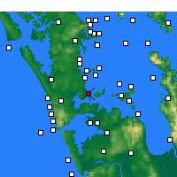 Nearby Forecast Locations - Takapuna - карта