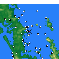 Nearby Forecast Locations - Takatu Point - карта