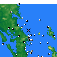 Nearby Forecast Locations - Te Arai Point - карта
