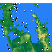Nearby Forecast Locations - Waiheke Channel - карта