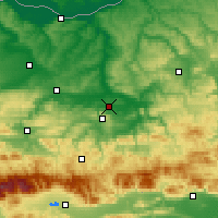 Nearby Forecast Locations - Горна-Оряховица - карта
