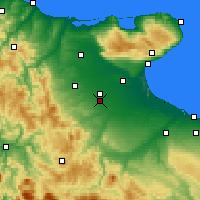 Nearby Forecast Locations - Фоджа - карта