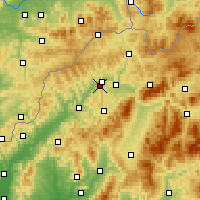 Nearby Forecast Locations - Жилина - карта