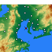 Nearby Forecast Locations - Токонамэ - карта