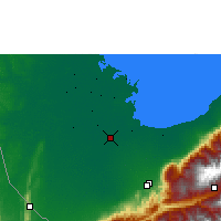 Nearby Forecast Locations - Santa Bárbara del Zulia - карта