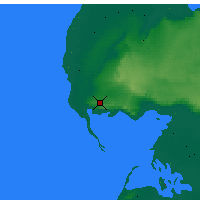 Nearby Forecast Locations - Туркменбашы - карта