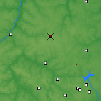 Nearby Forecast Locations - Ясногорск - карта