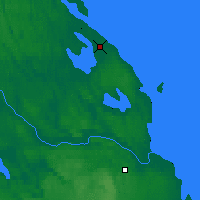 Nearby Forecast Locations - Приозерск - карта