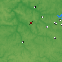 Nearby Forecast Locations - Щёкино - карта