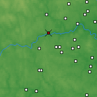 Nearby Forecast Locations - Звенигород - карта