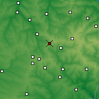 Nearby Forecast Locations - Горловка - карта