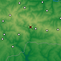 Nearby Forecast Locations - Красный Луч - карта