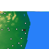 Nearby Forecast Locations - Ambattur - карта