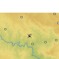 Nearby Forecast Locations - Гулбарга - карта