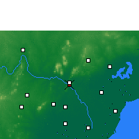 Nearby Forecast Locations - Виджаявада - карта