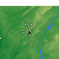Nearby Forecast Locations - Гувер - карта