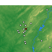 Nearby Forecast Locations - Mountain Brook - карта