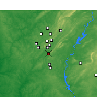Nearby Forecast Locations - Pelham - карта