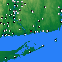 Nearby Forecast Locations - East Lyme - карта