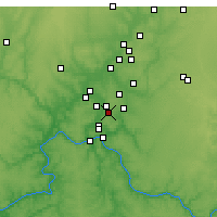 Nearby Forecast Locations - Blue Ash - карта