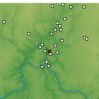 Nearby Forecast Locations - Sharonville - карта