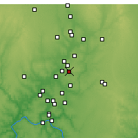 Nearby Forecast Locations - Springboro - карта